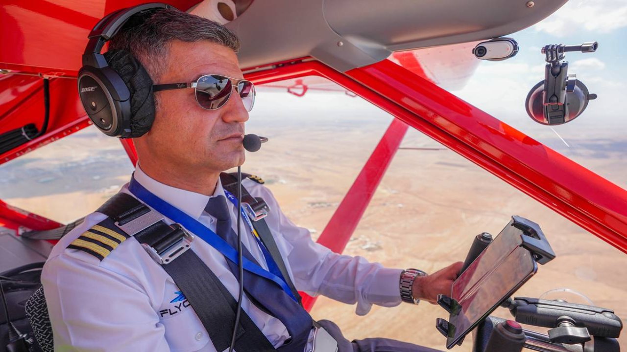 Diyarbakırlı nalbur pilot oldu