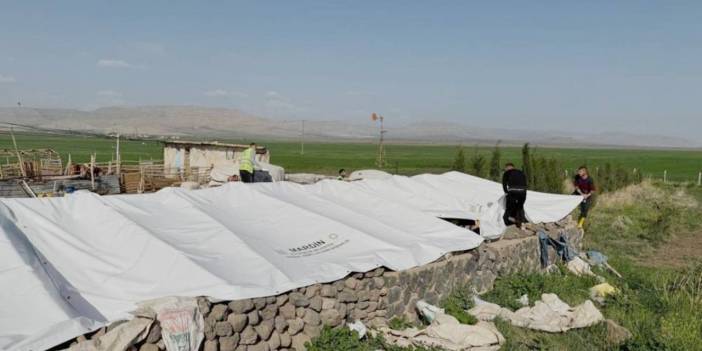 Mardin Büyükşehir afetzedelere çadır desteği!